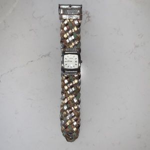 Fossil Braided Leather Watch